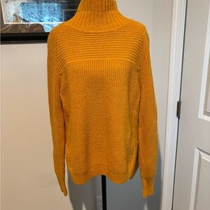 Goldenrod Turtleneck Sweater